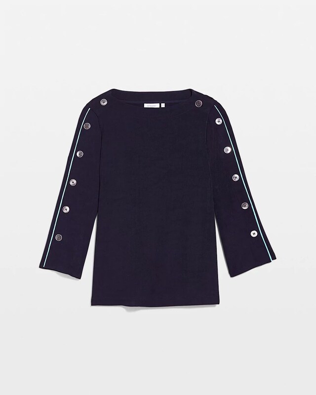 Travelers Button-sleeve Top - image 5